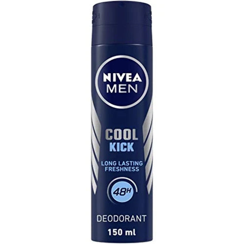 Nivea Body Spray Men -Cool Kick 150 Ml, 12/cs.
