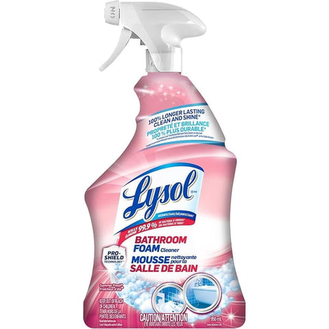 Lysol Bathroom Foam Cleaners Summer Fresh Trigger 32 Oz, 9/cs