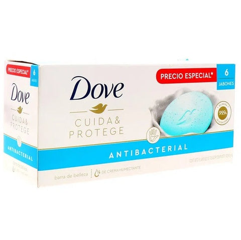 Dove Soap -Protect & Care 6 Pk, 90 G, 8/cs.