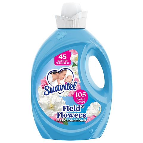 Suavitel Fabric Softener -Field Flowers 100 Oz, 4/cs.