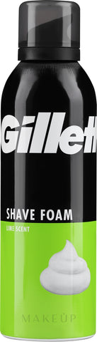 Gillette Shaving Foamy -Lime 200 Ml, 6/cs.