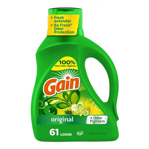 Gain Laundry Detergent -Original 81 Oz, 4/cs.
