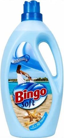 Bingo Soft Fabric Softener -Island Effect 3 LT(101 Oz), 6/cs.