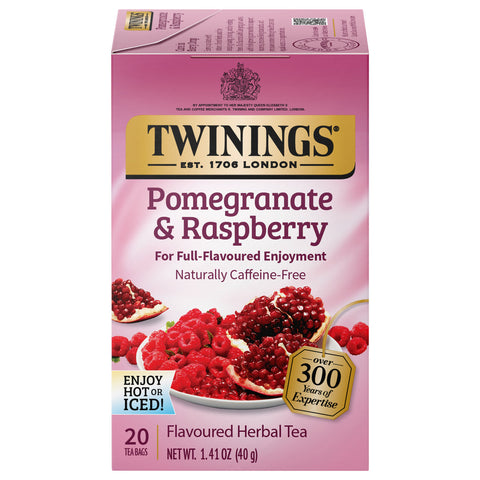Twinings Tea -Pomegranate And Raspberry 20 Ct, 6/cs. Exp: 09/02/2029