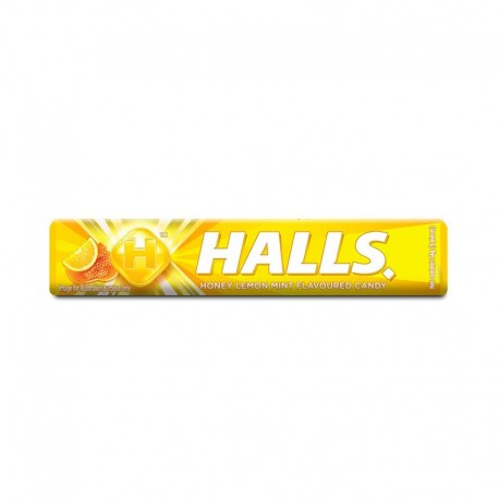 Halls Stick Candy -Honey Lemon 34 G (1.20 Oz), 20/cs.