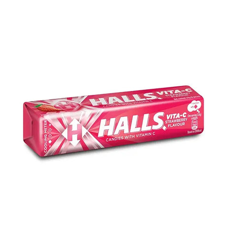 Halls Stick Candy -Strawberry 34 G (1.20 Oz), 20/cs.EXP:07/27