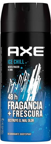 Axe Body Spray -Ice Chill 150 Ml, 6/cs.