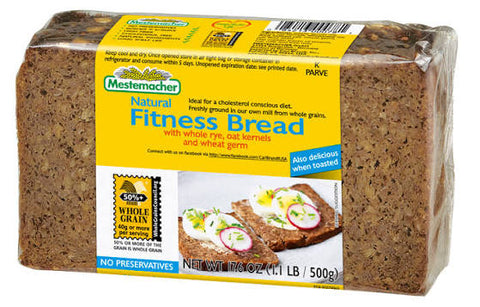 Mestmacher Fitness Bread 17.6 Oz, 12/cs. EXP: 10/10/2027