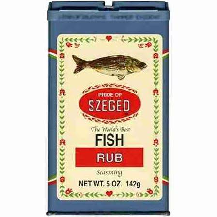 Szeged Fish Rub Spices 5 Oz, 6/cs  EXP: 01/29/2027