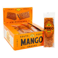South Forty Fruit Bars -Mango 1.2 Oz, 36/cs EXP: 02/20/2027