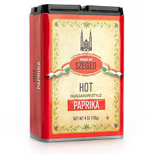Szeged Hot Hungarian Paprika 4 Oz, 6/cs EXP: 07/22/2028