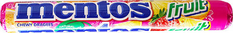 Mentos Candy Roll -Fruit 37 G, 20/cs.  EXP: 07/2028