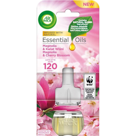 Airwick Oil Refill -Magnolia & Cherry Blossom 1 CT,19 Ml, 6/cs.