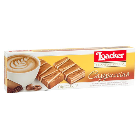 Loacker Patisserie -Cappuccino 100 G (3.53 Oz), 12/cs.