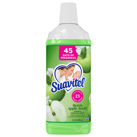 Suavitel Fabric Softener -Green Apple 13.5 Oz, 12/cs.