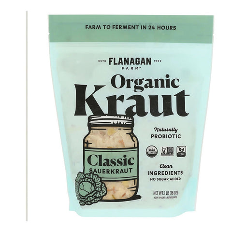 Flanagan Farm Dill Organic Sauerkraut 16 Oz, 6/cs   EXP: 6/30/2026