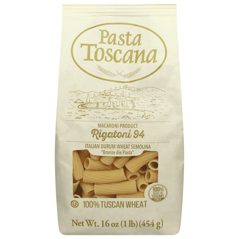 Pasta Toscana Pasta -Rigatoni 1 Lb, 12/cs.  EXP: 01/30/2029