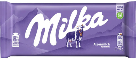 Milka Chocolate -Alpine 90 G, 25/cs.EXP:11/19/2026