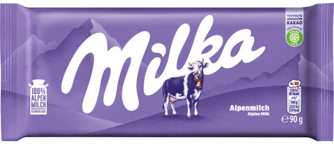 Milka Chocolate -Alpine 90 G, 25/cs.EXP:04/26