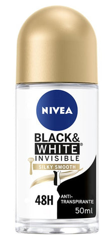 Nivea Roll-On Women -Invisible Silky Smooth 50 Ml, 12/cs.