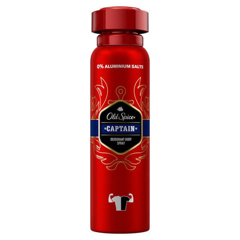 Old Spice Body Spray -Captain 150 Ml, 6/cs.