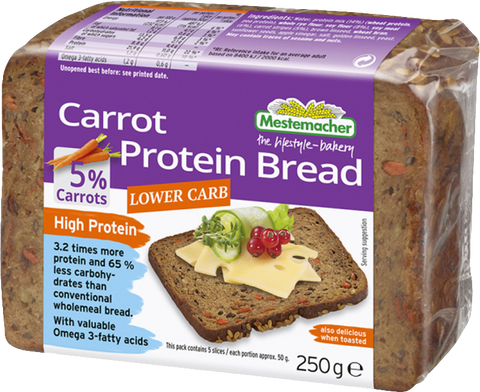 Mestmacher Carrot Protein Bread 8.8 Oz, 9/cs. EXP: 7/7/2027