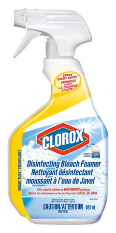 Clorox Trigger Disinfecting Bleach Foamer 30 Oz, 9/cs.