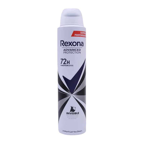 Rexona Body Spray -Invisible Black & White 200 Ml, 12/cs.