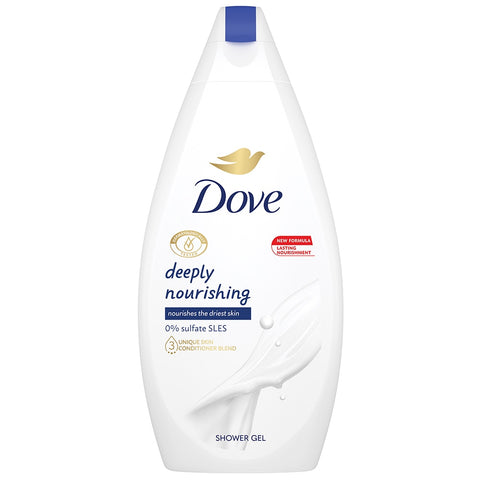 Dove Body Wash -Deeply Nourishing 450 Ml, 12/cs.