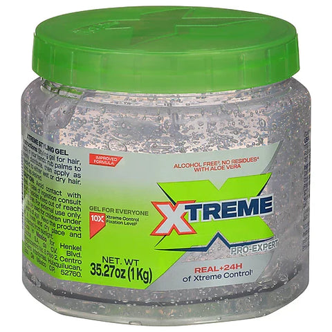 Xtreme Styling Hair Gel -Re-Action Clear 35.27 Oz, 6/cs.