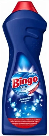 Bingo Cream Cleaner w/Ammonia 750 Ml(25.3 Oz), 16/cs.