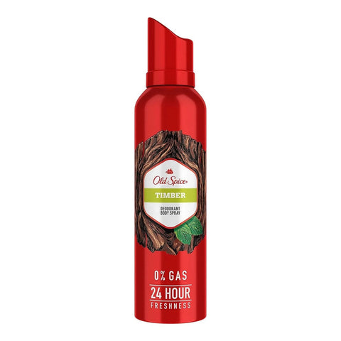 Old Spice Body Spray -Timber 140 Ml, 12/cs.