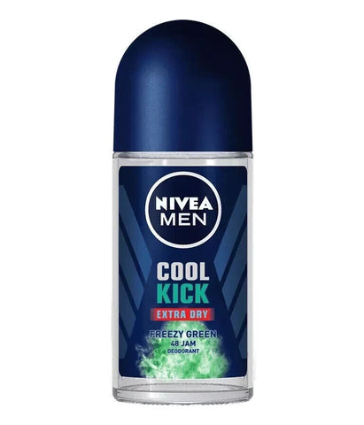 Nivea Roll-On Men -Cool Kick Ice Green 50 Ml, 12/cs.