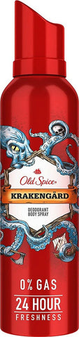 Old Spice Body Spray -Krakengard 140 Ml, 12/cs.