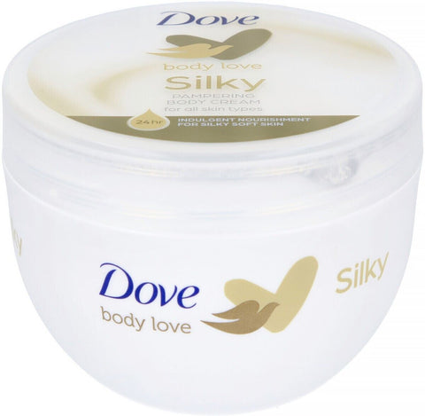 Dove Body Cream -Silky Nourishment. 300 Ml, 12/cs.
