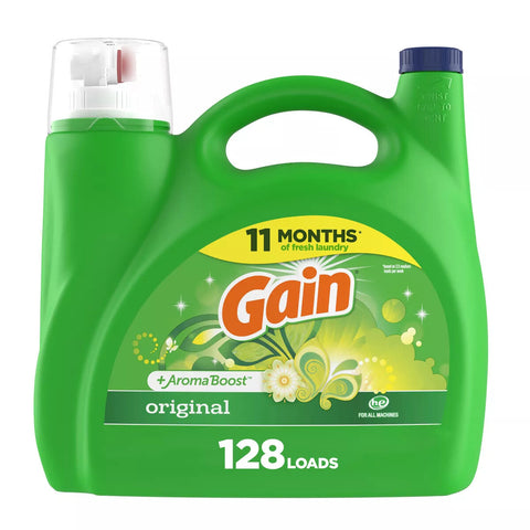 Gain Laundry Detergent -Original 184 Oz, 2/cs.