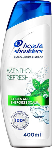 H & S Shampoo -Menthol Fresh 400 Ml, 6/cs.