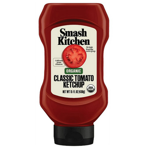 Smash Kitchen Organic Classic Tomato Ketchup 15 Oz, 12/cs  EXP: 9/12/2027