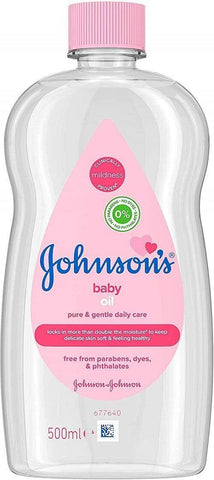 Johnson Baby Oil -Original 500 Ml, 12/cs.