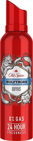 Old Spice Body Spray -Wolfthorn 140 Ml, 12/cs.