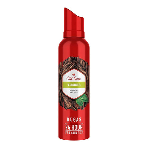 Old Spice Body Spray -Timber 140 Ml, 12/cs.