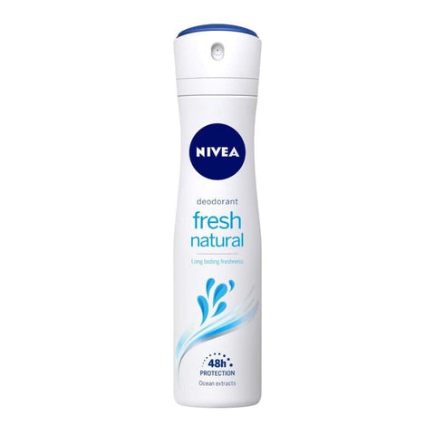 Nivea Body Spray Women -Fresh Natural 150 Ml, 12/cs.