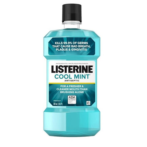 Listerine Mouthwash -Cool Mint 250 Ml, 24/cs.
