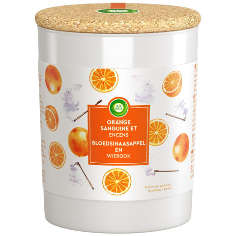 Airwick Candle Blood Orange & Incense 185 G(6.5 Oz), 6/cs.