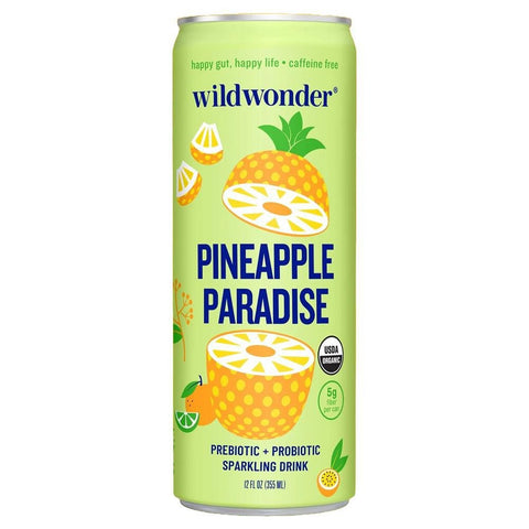 Wild Wonder Sparkling Drink -Pineapple Paradise 12 Oz, 12/cs EXP: 02/15/2028