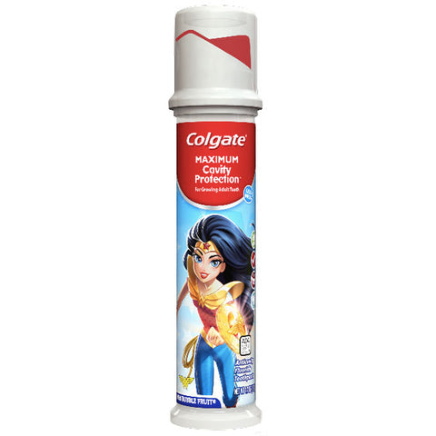 Colgate Kids Toothpaste -Cavity Protection Wonder Woman 4.4 Oz, 6/cs