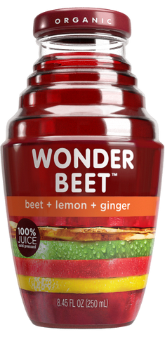 Wonder Beetology Organic Beet, Lemon and Ginger Juice 8.45 Oz, 6/cs EXP: 12/9/2027