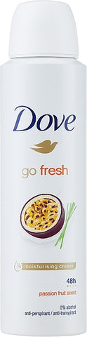 Dove Body Spray Women -Passion Fruit 150 Ml, 6/cs.