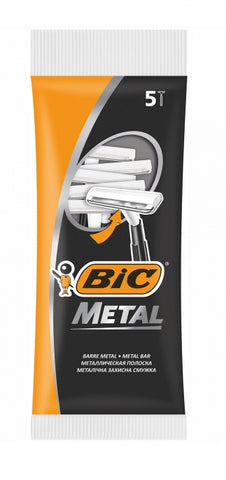 Bic Razor Metal 5 Ct, 30/cs.