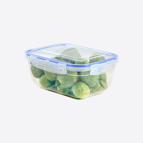 Plastic Seal Rectangular Storage Container 2.3 LT, 12/cs.